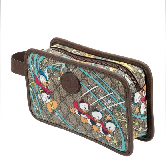 GUCCI X DONALD DUCK GG SIGNATURE MONOGRAM TRUCKER BASEBALL HAT SZ L / 59 HTF NEW - Picture 10 of 10